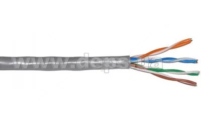 Кабель вита пара Step4Net UTP CAT 5e 4P 0,50 мм CCA UTP cat 5E 305м=1 бхт (0,50мм) CCA