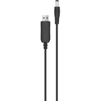 Кабель живлення USB to DC 5.5x2.5mm 9V 1.0m 1.0A ACCLAB (1283126565113)