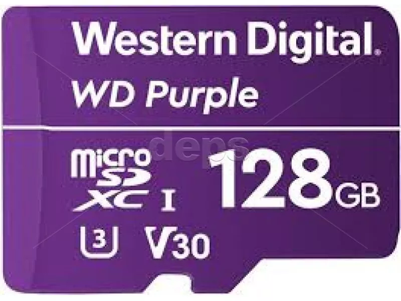Карта пам'яті Western Digital серії Purple MICRO SDXC 128GB UHS-I