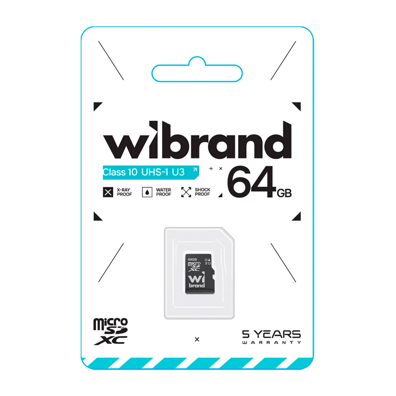 Карта памяти Wibrand microSDXC 64 GB для видеодомофона