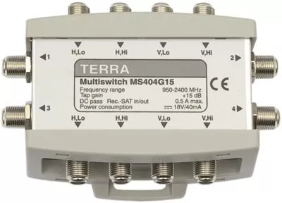 Каскадируемые мультисвичи TERRA MS404
