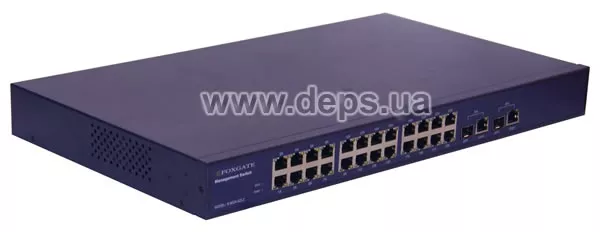 Керований L2 комутатор FoxGate S6024-S2L2