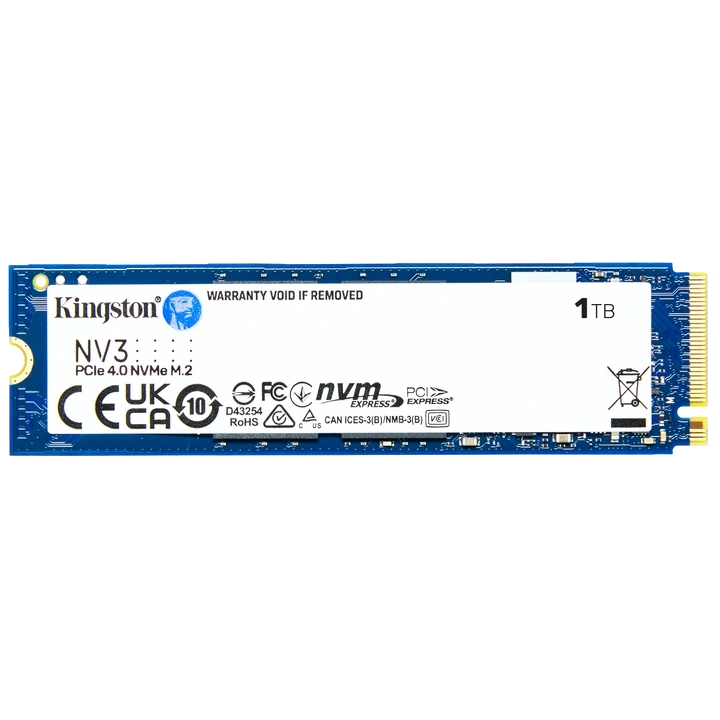 Kingston 1TB NV3 SSD M.2 2280 PCIe 4.0 NVMe