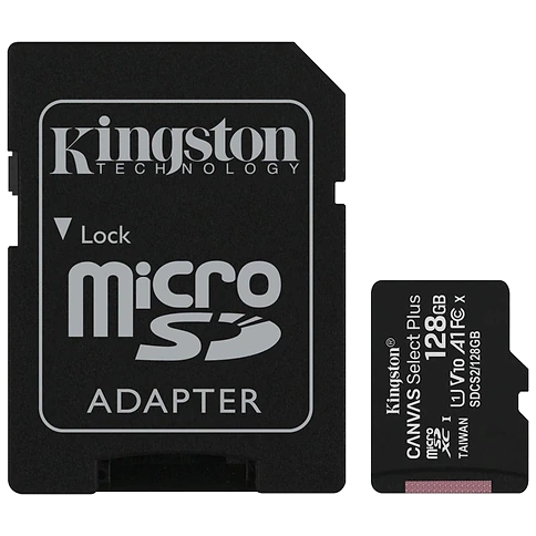 Kingston (SDCS2/128GB) 128Гб microSDXC U1 V10 A1