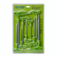 Ключ Alloid изогнутый TORX, 9шт. (NTR-0912)