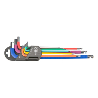 Ключ Neo Tools ключи шестигранные, 1.5-10 мм, набор 9 шт.*1 уп. (09-512)