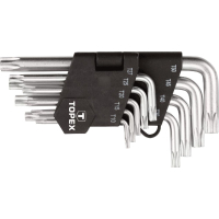 Ключ Topex ключи шестигранные Torx T10-T50, набор 9 шт.*1 уп. (35D960)