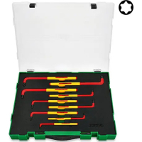 Ключ Toptul TORX диэлектрическый VDE 9 шт. T10-T50 (GZC0911)