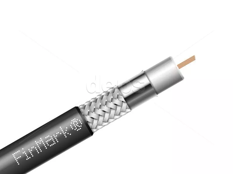 Коаксіальний кабель FinMark RG-213-TC97-cu RG-213-TC97-cu black FinMark 100m=1coil