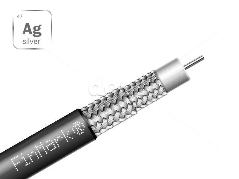 Коаксіальний кабель FinMark RG-223-TC96DS-SCu RG-223-TC96DS-SCu black FinMark 100m=1drum