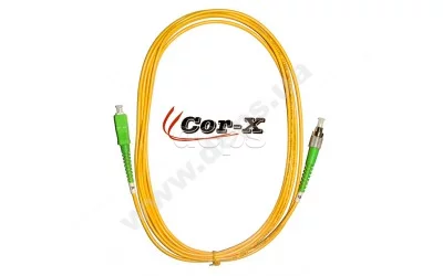 Комбіновані оптичні патчкорди LC/APC-SC/APC-Duplex-SM-3m-3mm