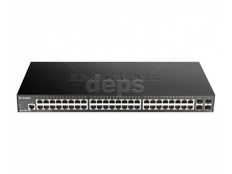 Коммутатор DGS-1250-52X 52-Port 10-Gigabit Smart Managed Switch