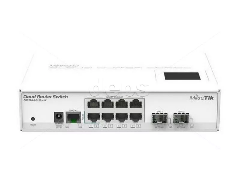 Коммутатор MikroTik CRS210-8G-2S+IN