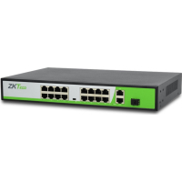 Коммутатор сетевой ZKTeco ZK-PoE1621N-200W (ZK-PoE1621N(S)-200W)