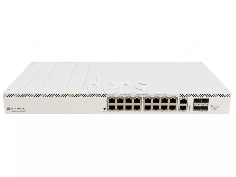 Коммутатор управляемый MikroTik CRS320-8P-8B-4S+RM