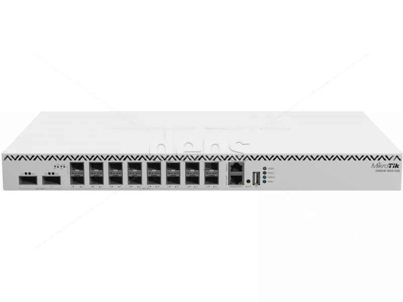 Коммутатор управляемый MikroTik CRS518-16XS-2XQ-RM