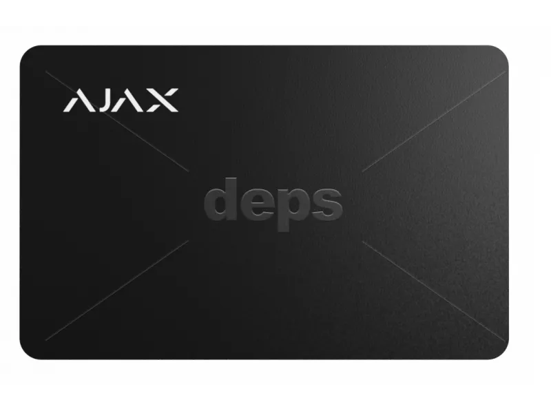 Комплект карт для керування режимами охорони системи Ajax Pass 10 pcs Комплект Pass 10 pcs (black)