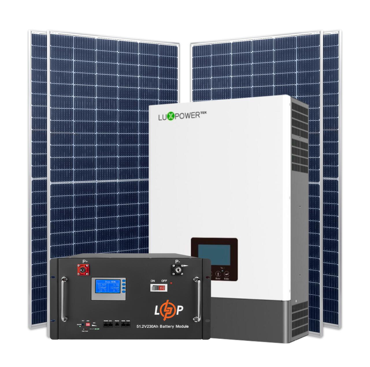 Комплект СЭС 6kW Luxpower АКБ 11.77kWh (литий) 230 Ah Премиум