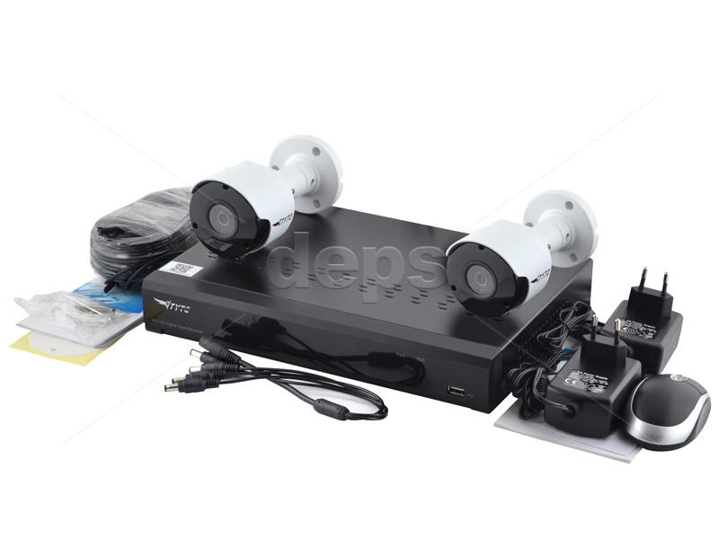 Комплект видеонаблюдения Tyto HD-KIT 2MP 2xBULLET