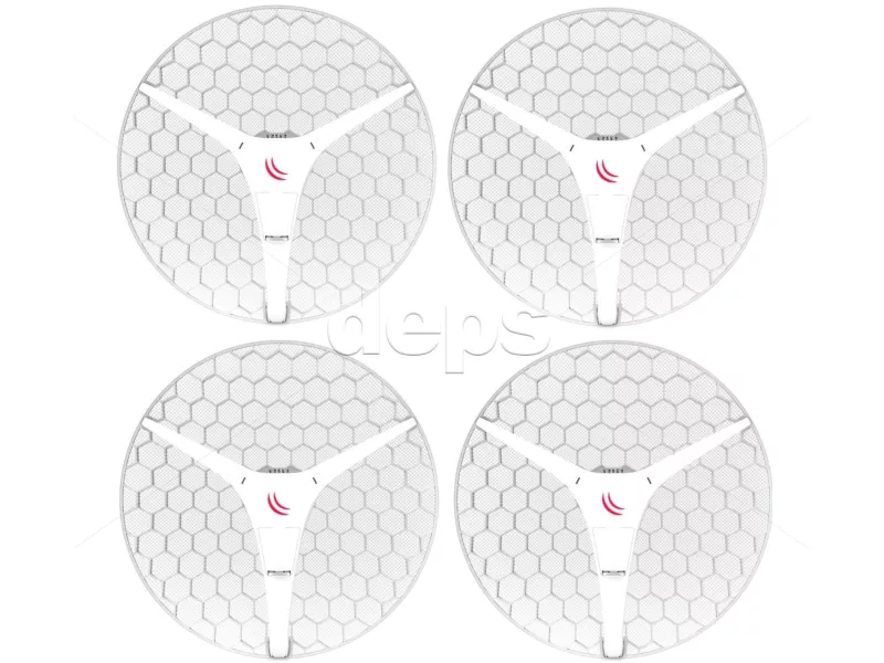 Комплект з 4-х точок доступу (зовнішніх) MikroTik RBLHG-5HPnD-XL4pack