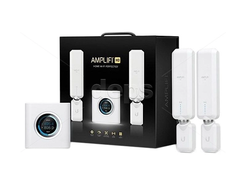 Комплект (з бездротового маршрутизатора AFi-R і двох точок AFi-P-HD) Ubiquiti AmpliFi High Density (AFi-HD)