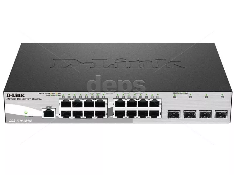 Комутатор 2 рівня D-Link DGS-1210-20/ME