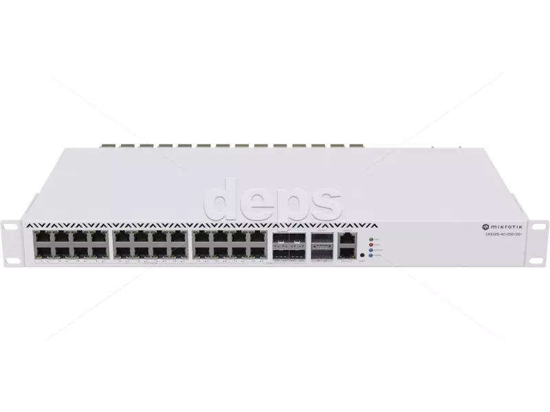 Комутатор керований MikroTik CRS326-4C+20G+2Q+RM