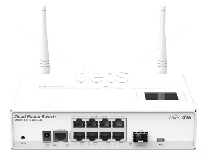 Комутатор MikroTik CRS109-8G-1S-2HnD-IN