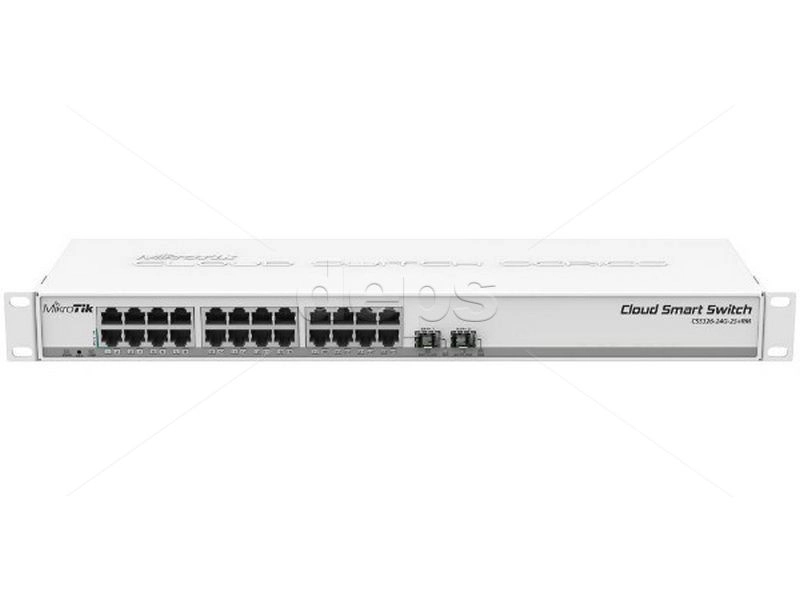 Комутатор MikroTik CRS326-24G-2S+RM