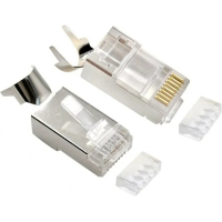 Конектор RJ45 cat.7 FTP 8P8C * 100 (наскрізні отв., позолоч. конт.) Cablexpert (LC-PTF7-01/100)