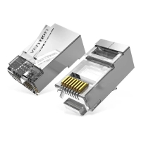 Конектор RJ45 FTP Cat.6 Modular 10 шт. Vention (IDFR0-10)