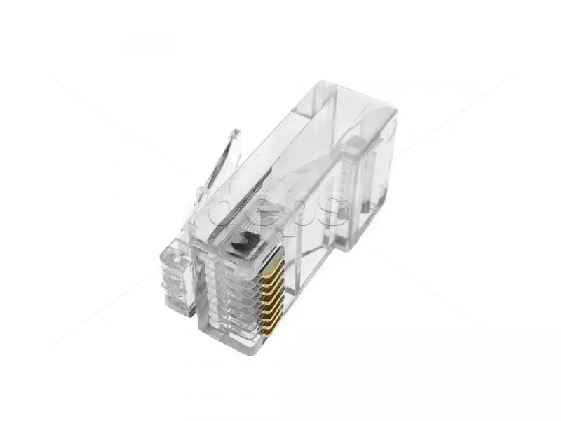 Конектор RJ45 кат. 5e, неекранований, з проходом жил (KD-PG8032-C5E) — Роз'єм Kingda RJ45 кат. 5е UTP