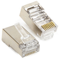Коннектор RJ45 cat.5e FTP 8p8c * 100 PowerPlant (LYUS006)