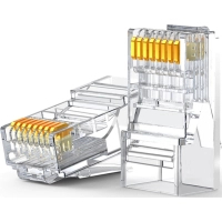 Коннектор RJ45 Cat 6 Unshielded Modular Plugs 100-Pack Ugreen (U_60558)