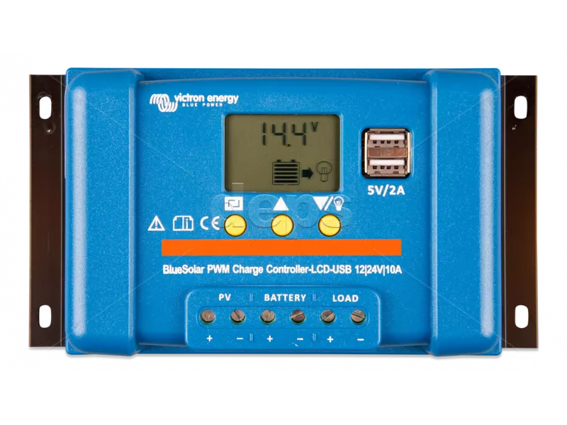 Контроллер заряда BlueSolar PWM-LCD&USB 12/24V-10A