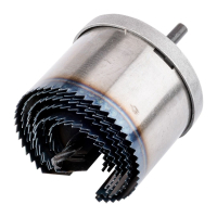 Коронка Graphite по дереву, загартовані зубці, 26–63х50мм, 7шт (56T752)