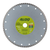 Круг отрезной Alloid алмазний, Turbo, 230мм (DS-7230T)