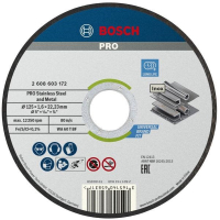 Круг отрезной Bosch Professional, для нержавеющей стали и металла, 125×1.6×22.23 mm (2.608.603.172)