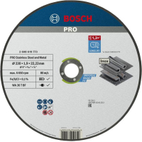 Круг отрезной Bosch Professional, для нержавеющей стали и металла, 230×1.9×22.23 mm (2.608.619.773)