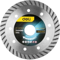 Круг отрезной Deli алмазный 125 х 22,2 мм (DH-CQP125-E1)