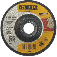 Круг отрезной DeWALT HIG PERFORMANCE, сталь/металические трубы и профили/цветные мет, 125х3х22.23 мм (DWA4522IA)