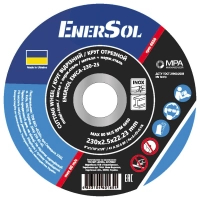 Круг отрезной Enersol металл + нержавеющая сталь, 230х2.5х22.23 (EWCA-230-25)
