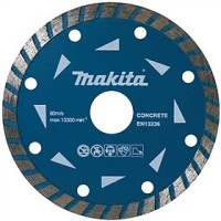 Круг отрезной Makita алмазный по бетону турбо 180х22.23 мм (D-41648)
