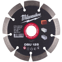 Круг отрезной Milwaukee алмазный DSU 125, 125мм (4932373147)