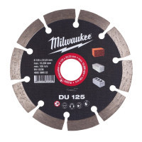 Круг отрезной Milwaukee алмазный DU 125, 125мм (4932399522)