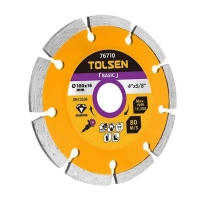 Круг отрезной Tolsen алмазный сегментный 180×22.2х7мм Basic (76715)
