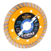 Круг відрізний Tolsen Профі алмазний Турбо 180×22.2х10 мм (76745)