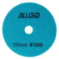 Круг зачистной Alloid Pro, алмазный, шлифовальный, на липучке, 100мм, зерно 1500 (DD-63290)