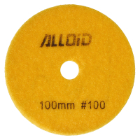 Круг зачистной Alloid Pro, алмазный, шлифовальный, на липучке, COMBS, 100мм, зерно 100 (DD-63378)