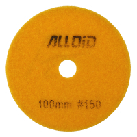 Круг зачистной Alloid Pro, алмазный, шлифовальный, на липучке, COMBS, 100мм, зерно 150 (DD-63379)